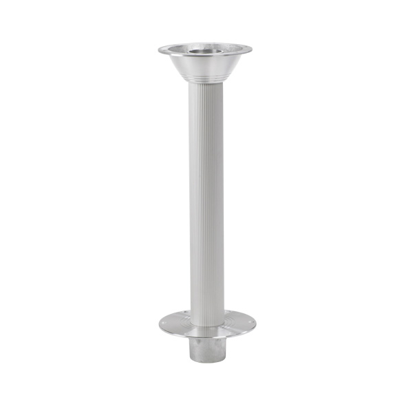 Gamma FD XI table pedestal / alu column 76 mm / flush mounted base