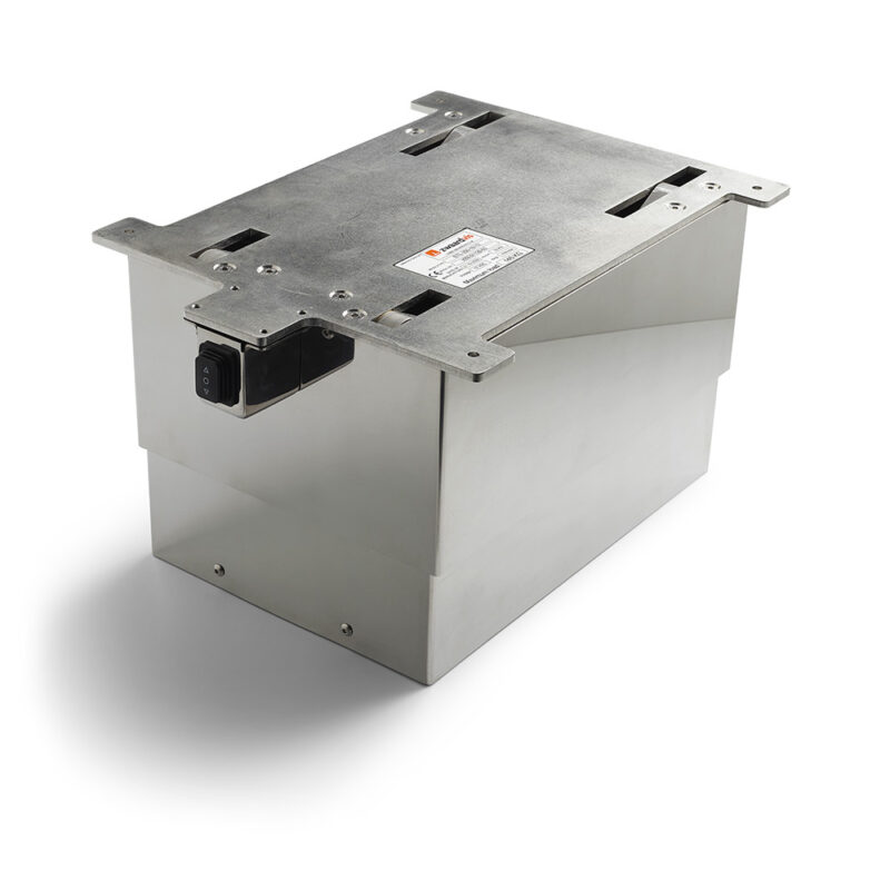 Electra BS / electric height adjustable box mount pedestal / height 200–300 mm