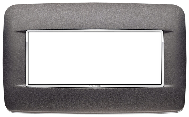 Round plate 5MBS Bright matt anthracite