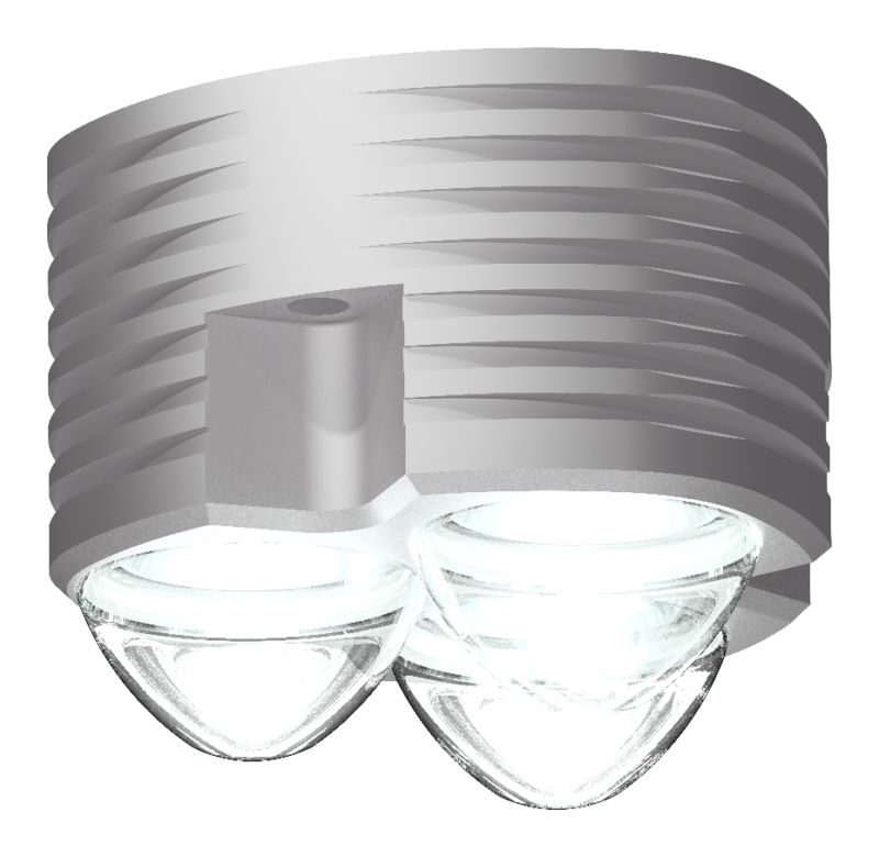 30W  Spreader/deck light, 26°, 6000lm, dimmable