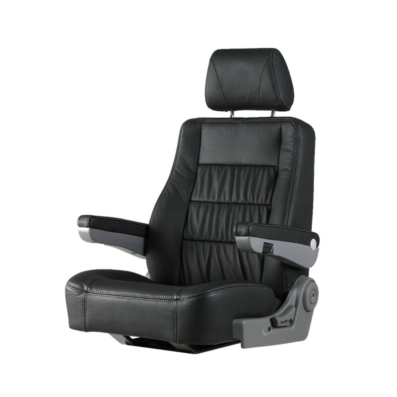 San Diego helm seat / black leather