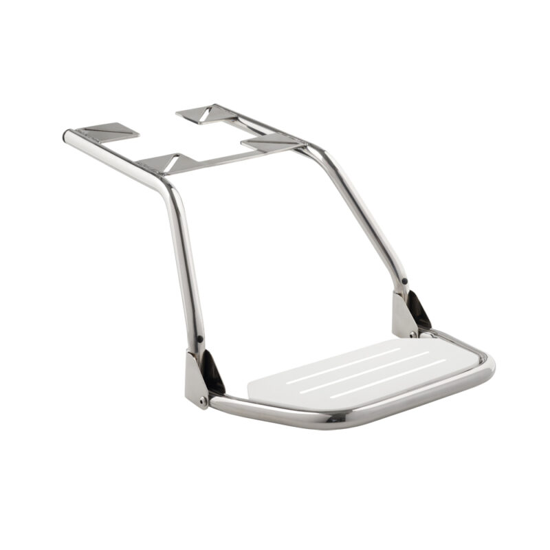Footrest / white / short model / height 240 mm