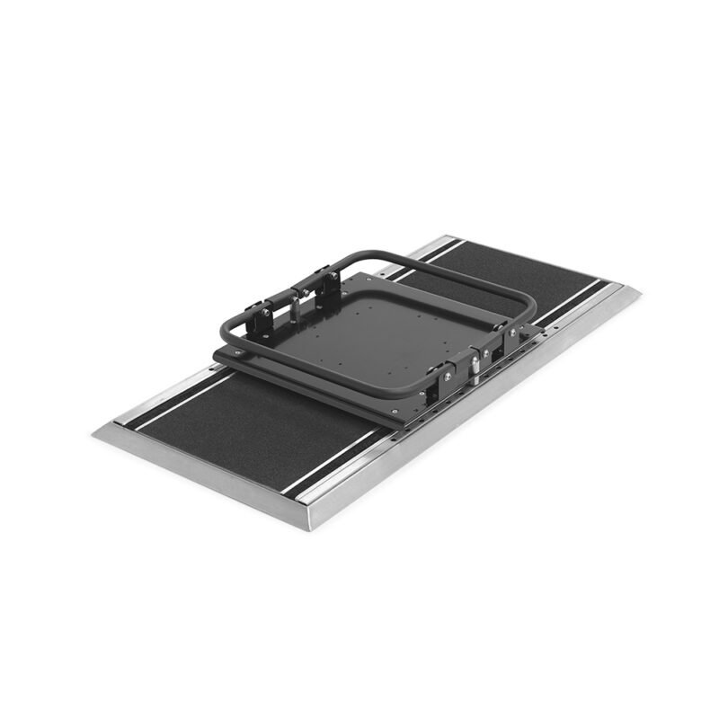 Twintrack 2000-F / deckslide / length 2000 mm / width 450 mm / stroke 1540 mm / locking by foot pedal / for built-in purposes / for deck mount purposes bulk head frame available: item no. 68413