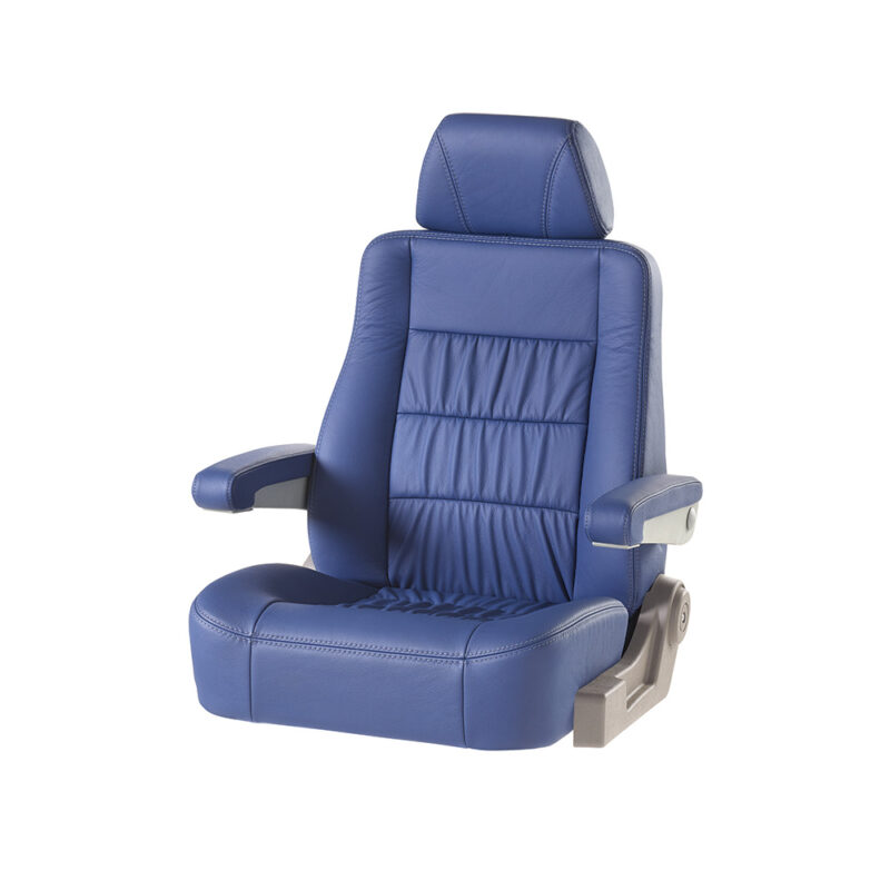 San Diego helm seat / dark blue leather