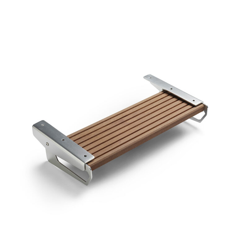 Arges / wall mount tip-up footrest