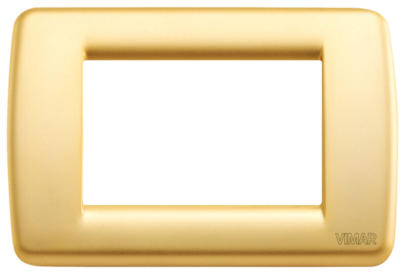 Rondò plate 3M metal matt gold