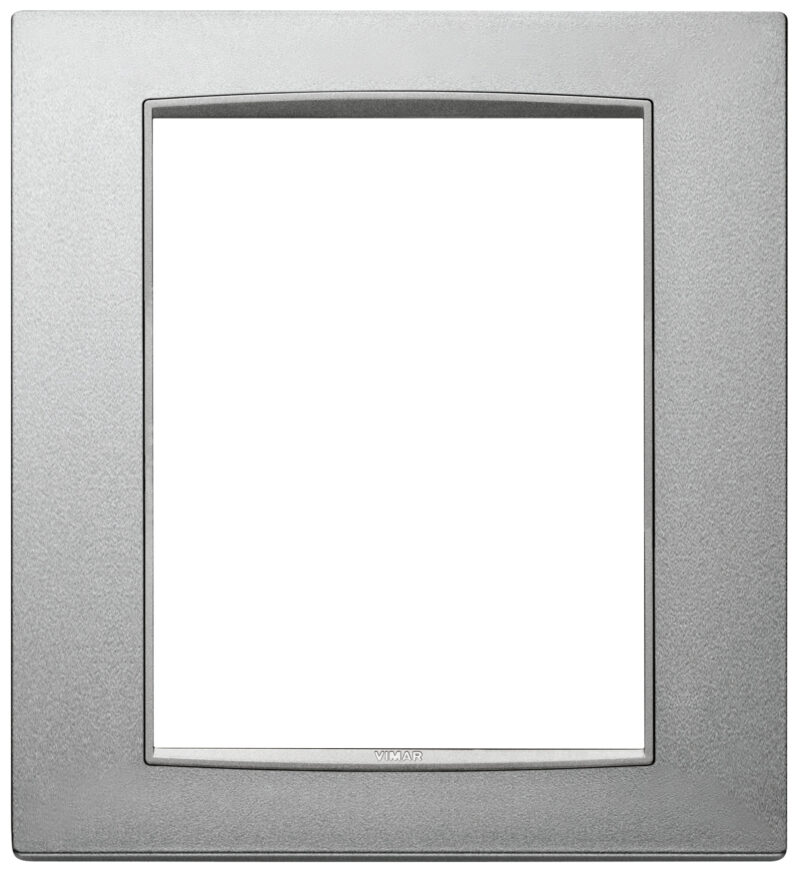 Classic plate 8M Bright matt silver