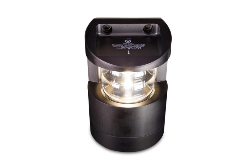 225° Masthead, double light, black, cable down w/0.7 meter cables