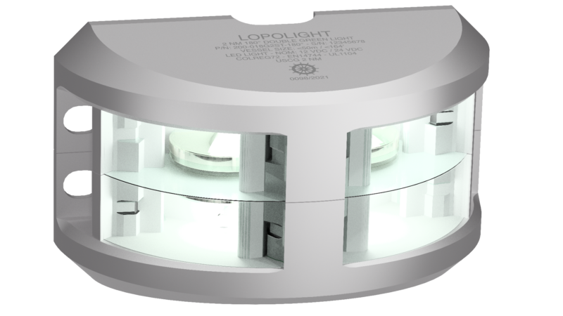 3nm 180° White double w/20 meter cables,