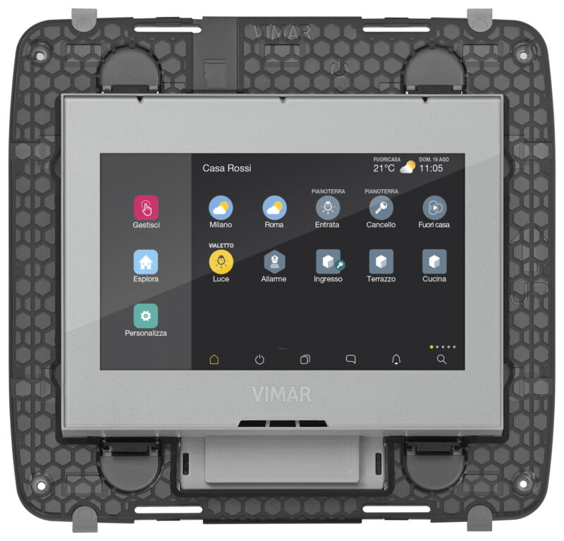 IP 4.3in PoE touch screen 8M neutral