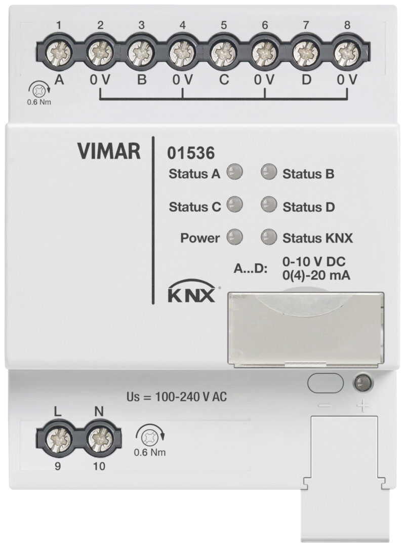 4-analog-outputs actuator KNX