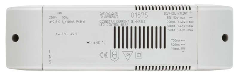 LED driver 230V 50Hz 350/500/700mA