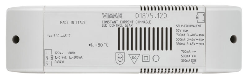 LED driver 120V 60Hz 350/500/700mA