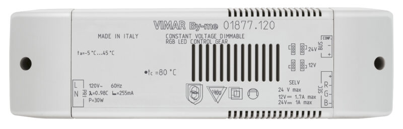 By-me LED RGB driver 120V 60Hz 12-24V
