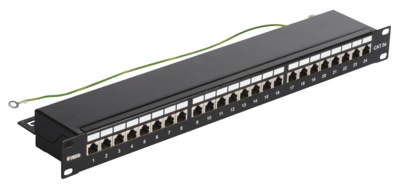 Patch panel - 24 RJ45 Cat5e FTP conn.1u