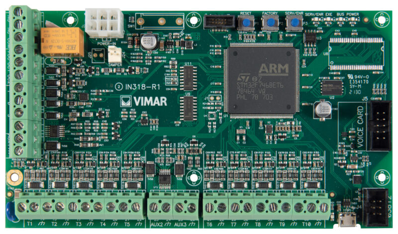 By-alarm Plus 125 zones circuit board