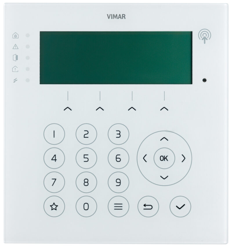 By-alarm Plus keypad with display+transp