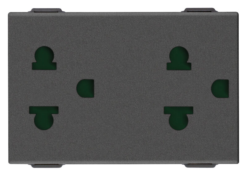 2 2P+E 16A USA+EU SICURY outlets carbon