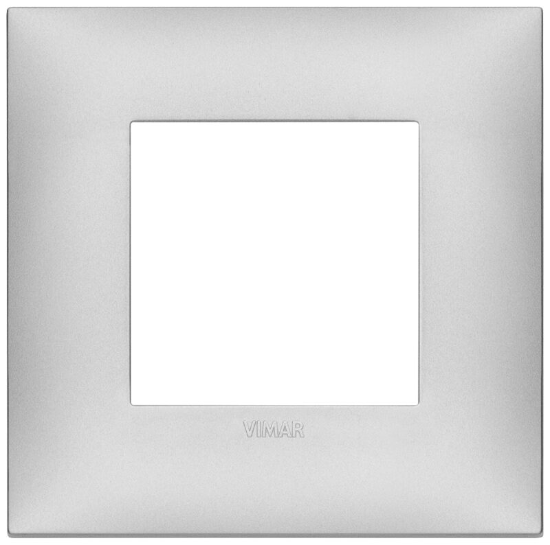 Plate 2M techn.matt silver
