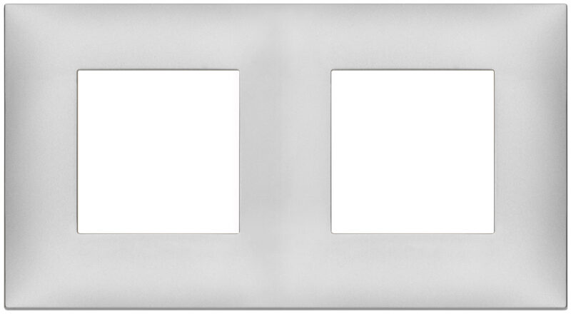 Plate 4M (2+2)x71 techn.matt silver