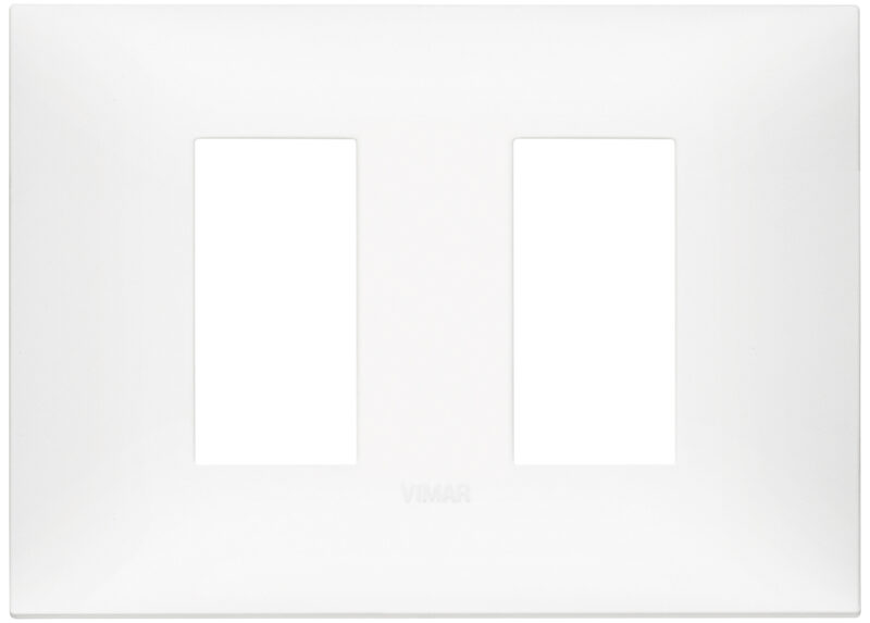 Plate 2 sideM techn.matt white