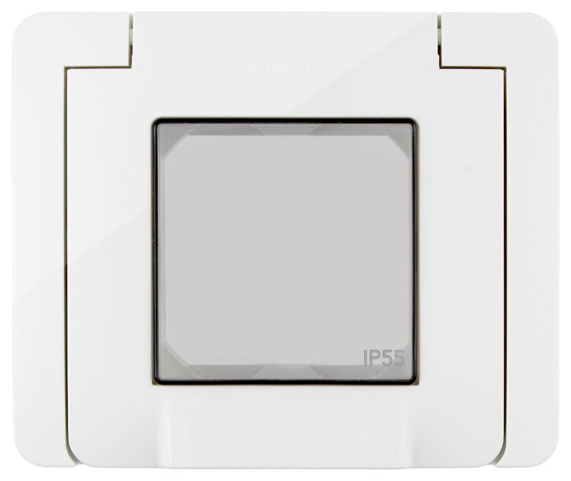 IP55 cover 2M +screws white