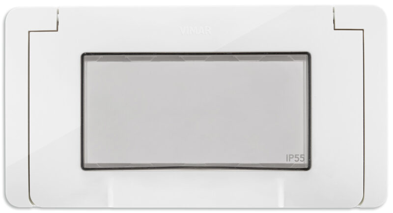 IP55 cover 4M +screws white
