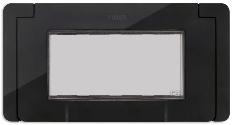 IP55 cover 4M +screws black