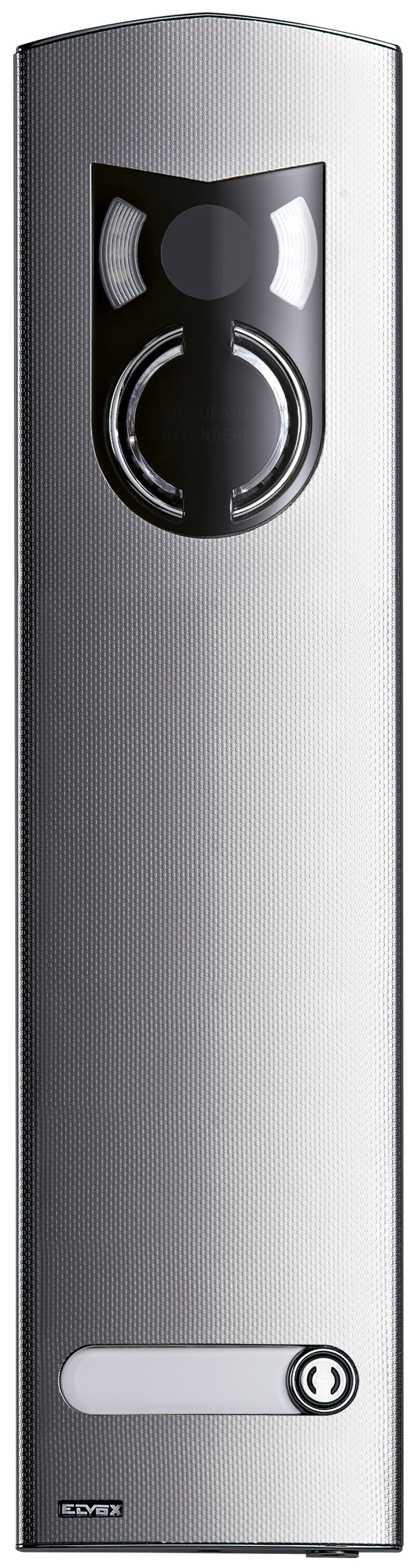 3M a/v steel cover plate with 1 button