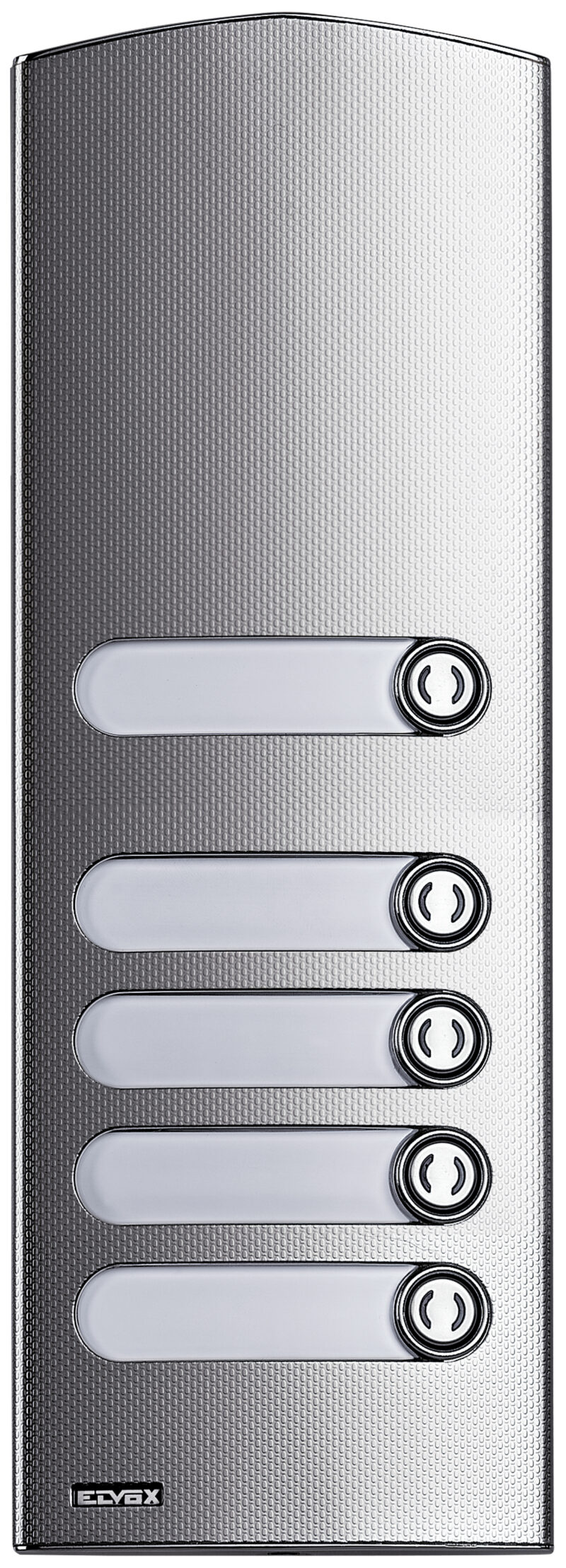 2M IK10 add. steel cover plate 5 buttons