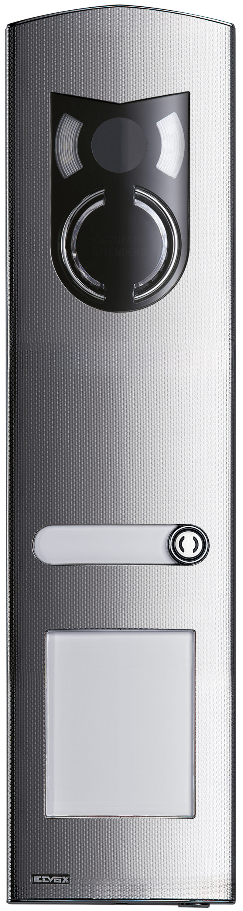 3M a/v steel cov. plate w/1 butt.+1 card