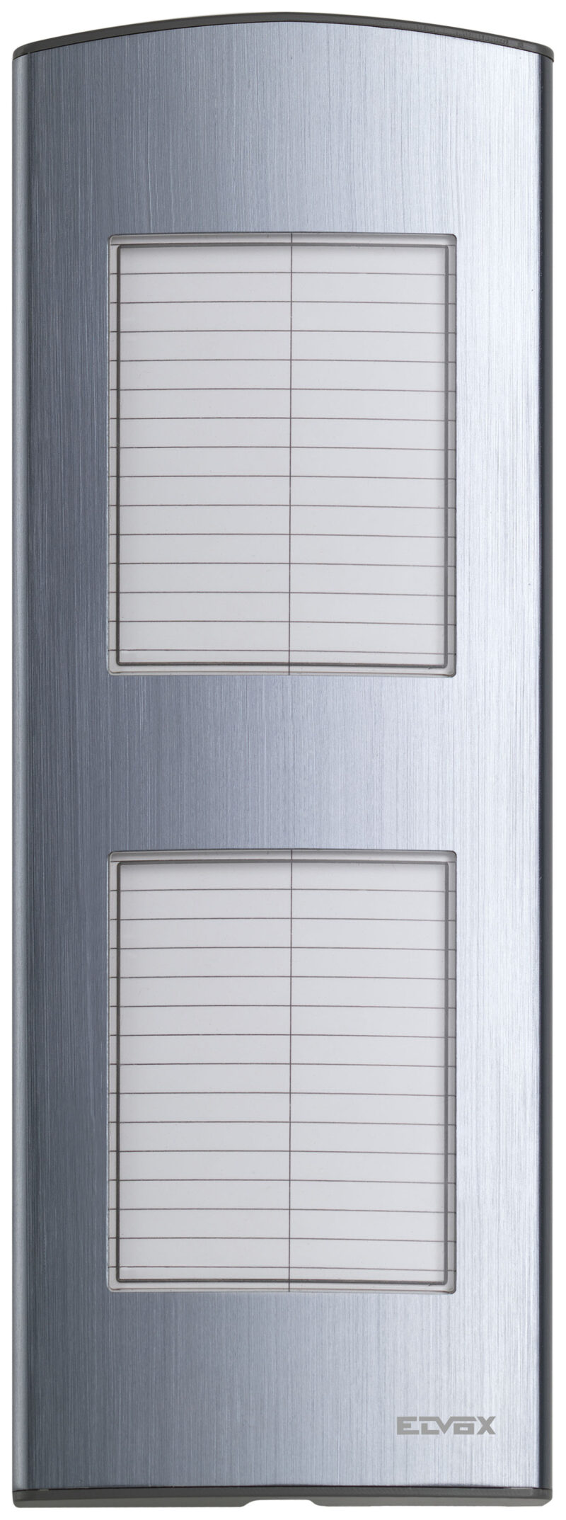 2M add. aluminium cover plate w/2 cards