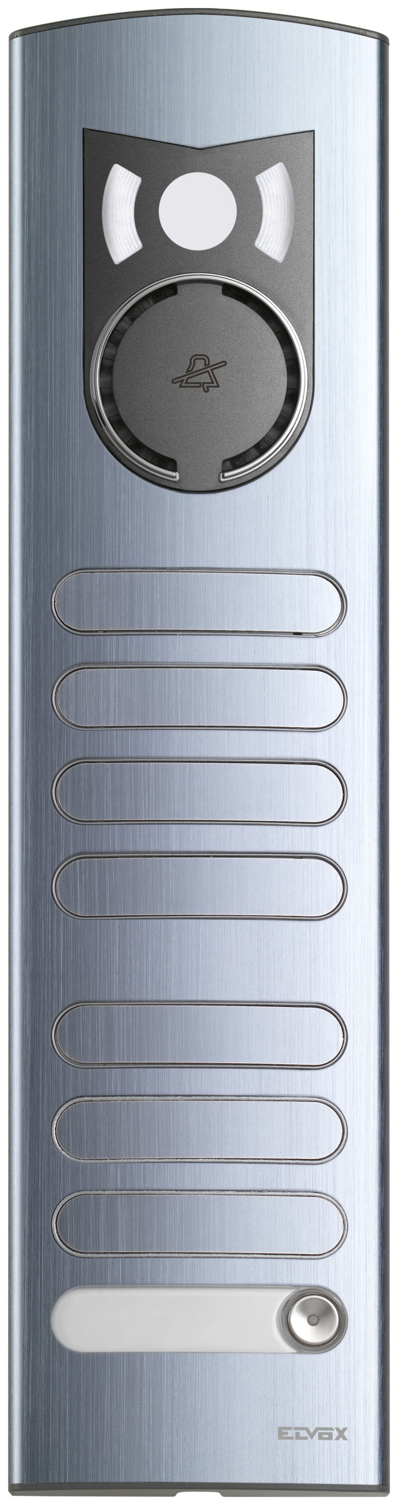 3M a/v cov. plate w/1 butt.+7 blank mod.