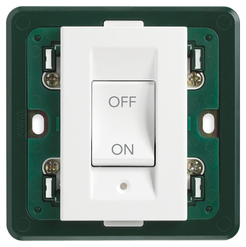 2P 45A 1-way switch white