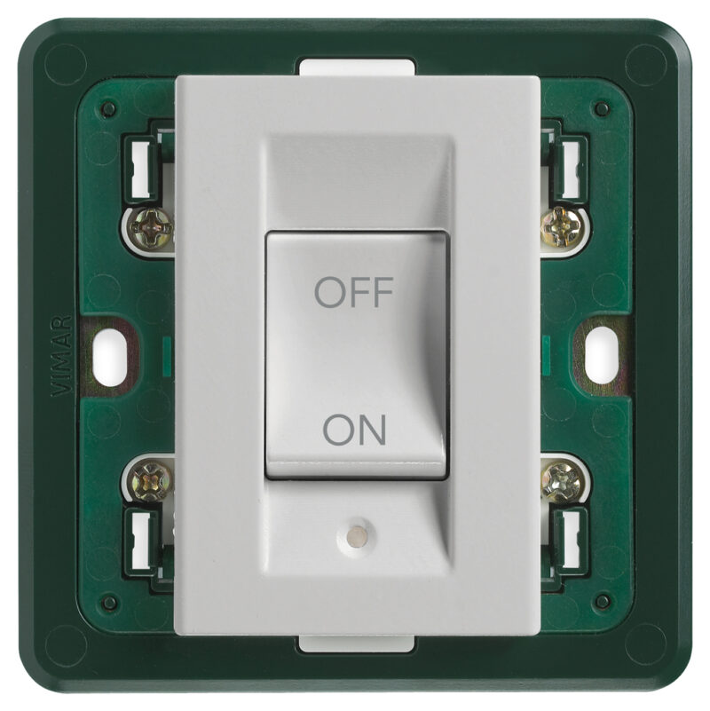 2P 45A 1-way switch Silver