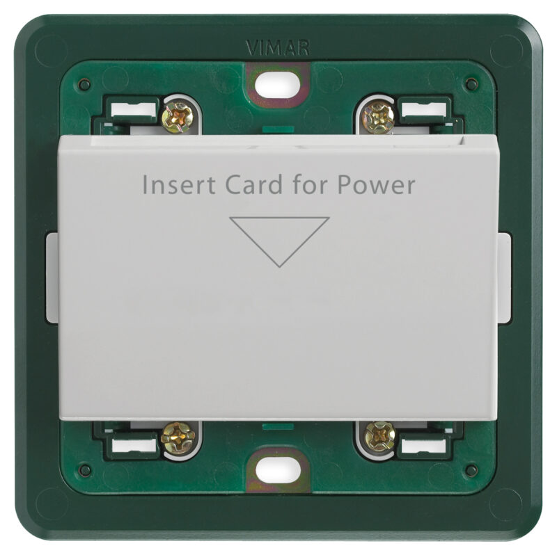 Badge switch 230V Silver