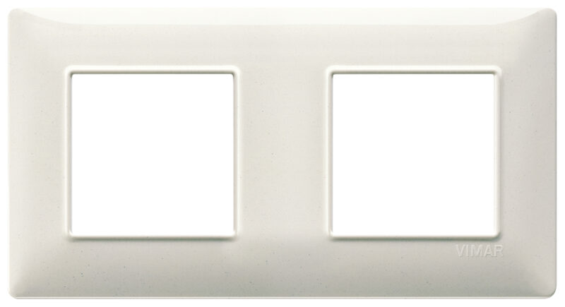 Plate 4M (2+2) 71mm techn.granite white