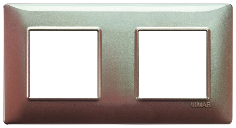 Plate 4M(2+2)71mm techn.iridescent brown