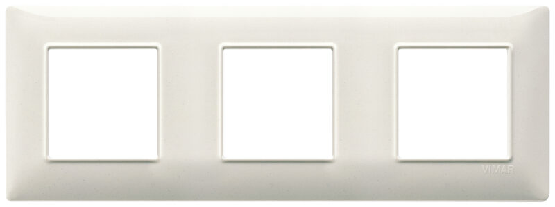 Plate 6M(2+2+2) 71mm techn.granite white