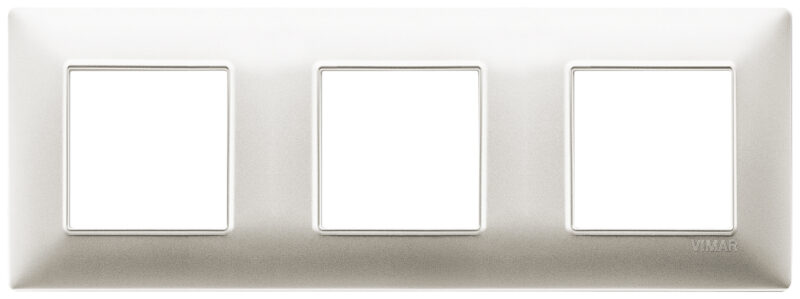 Plate 6M (2+2+2) 71mm techn.matt nickel
