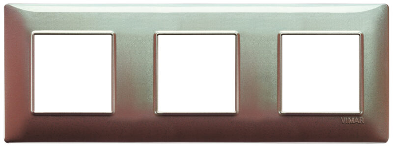 Plate 6M(2+2+2) 71mm techn.iridesc.brown