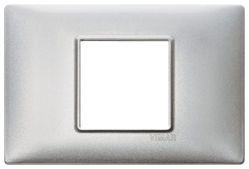 Plate 2centrM techno Silver