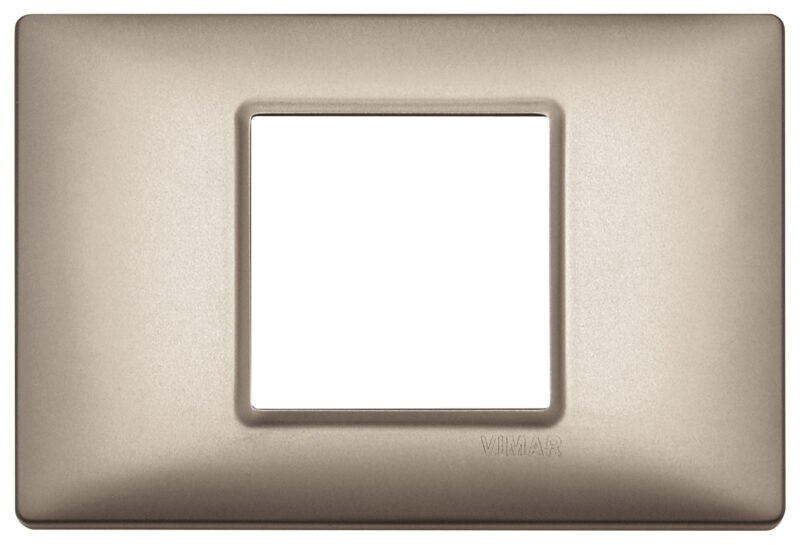 Plate 2centrM met. pearl nickel