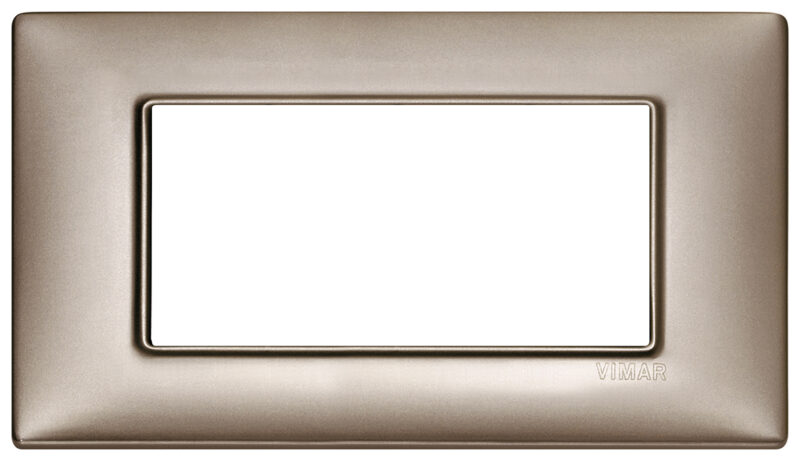 Plate 4M metal pearl nickel