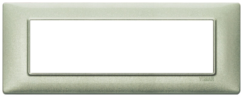 Plate 7M metal metallized green