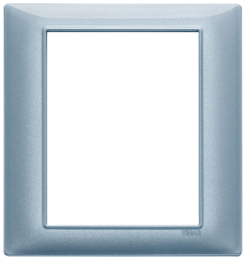 Plate 8M techn. metallized blue