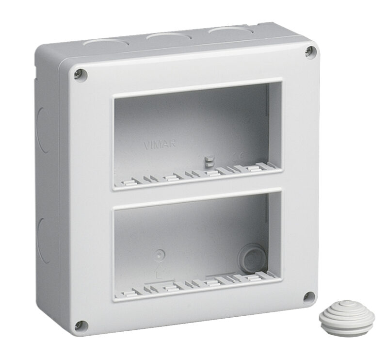 IP40 enclosure 8M 4x2 vertical