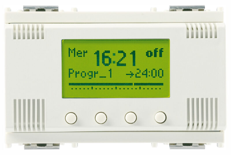 1-channel timer switch 120-230V white