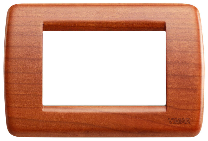 Rondò plate 3M wood cherry