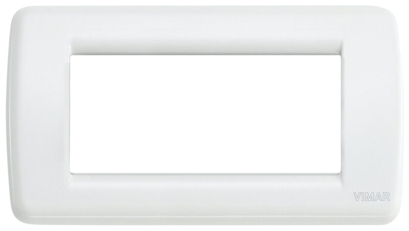 Rondò plate 4M metal white